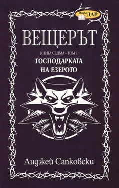 Анджей Сапковски Господарката на езерото (том 1) обложка книги