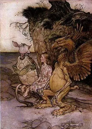 Они сели и несколько минут никто из них не проронил ни слова Алиса подумала - фото 25