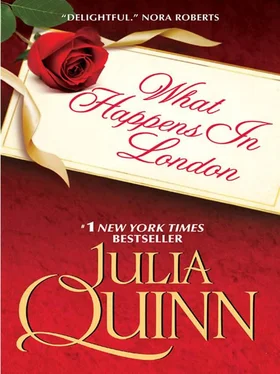 Julia Quinn What Happens in London обложка книги