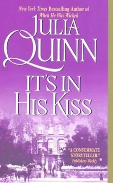 Julia Quinn It's In His Kiss обложка книги