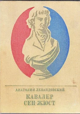 Анатолий Левандовский Кавалер Сен-Жюст обложка книги