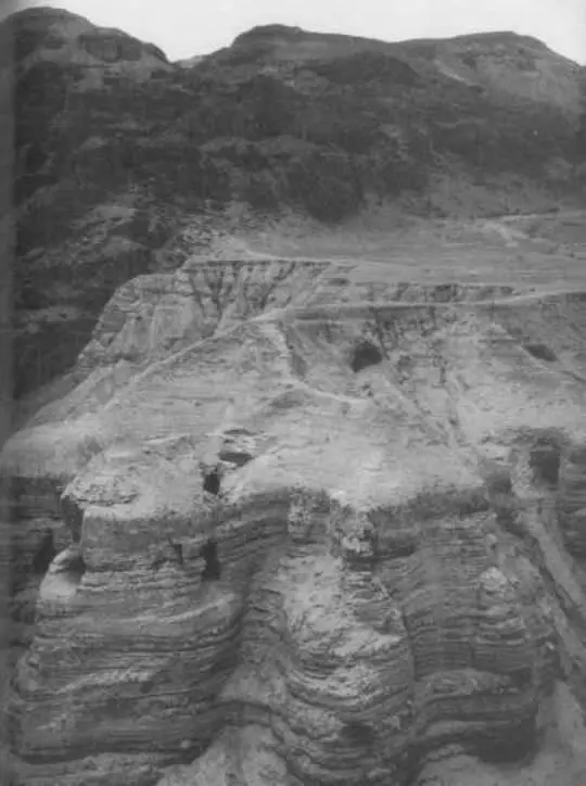 28 Qumran showing the marl terraces The photograph was taken from the ruins - фото 29