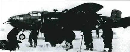 B25D35 из 22 Гв АП ДЦ Аэродром НовоДугино зима 194344 гг В марте 1944 - фото 14