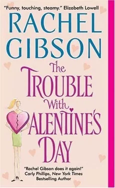 Rachel Gibson The Trouble With Valentine's Day обложка книги