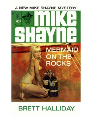 Brett Halliday Mermaid on the Rocks обложка книги