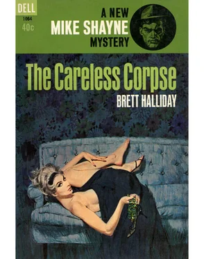 Brett Halliday The Careless Corpse обложка книги