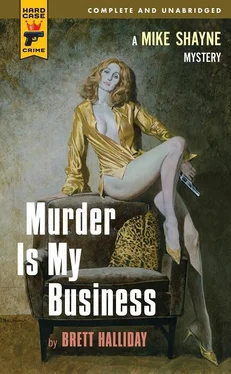 Brett Halliday Murder Is My Business обложка книги