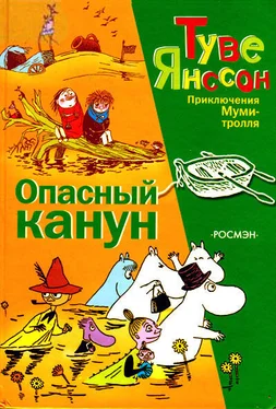 Туве Янссон Опасный канун обложка книги