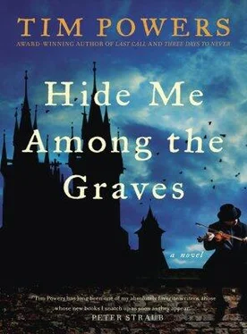 Tim Powers Hide Me Among the Graves обложка книги