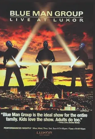 Афиша концерта Blue Man Group В отеле Tropicana в котором ежегодно во время - фото 41