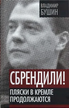 Владимир Бушин Сбрендили! Пляски в Кремле продолжаются обложка книги