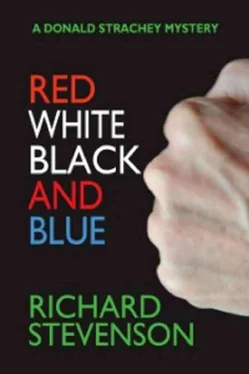 Richard Stevenson Red White and Black and Blue обложка книги