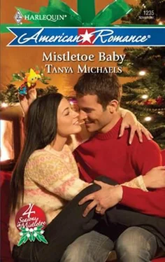 Tanya Michaels Mistletoe Baby обложка книги