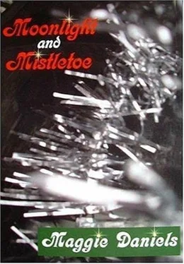 Maggie Daniels Moonlight and Mistletoe обложка книги