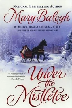 Mary Balogh Under the Mistletoe обложка книги