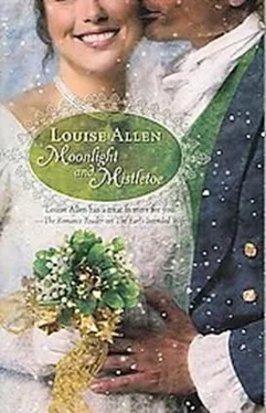 Louise Allen Moonlight And Mistletoe обложка книги