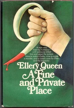 Ellery Queen A Fine and Private Place обложка книги