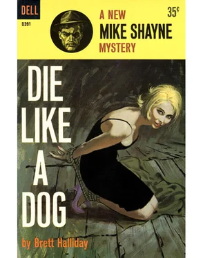 Brett Halliday Die Like a Dog обложка книги