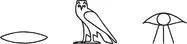 the first two symbols represent the sounds r and m while the third symbol - фото 77