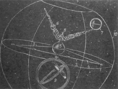 Рис 38 Обитаемая космическая станция по проекту Оберта 1 жилые помещения - фото 43