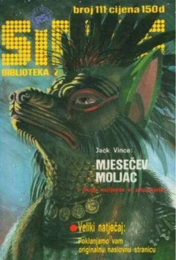 Jack Vance Мјесечев мољац обложка книги