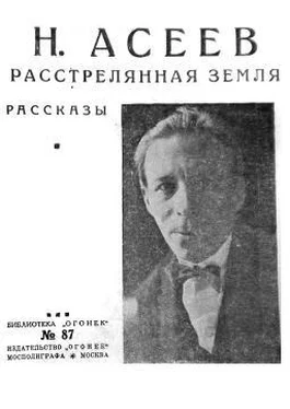 Николай Асеев Расстрелянная Земля (сборник) обложка книги