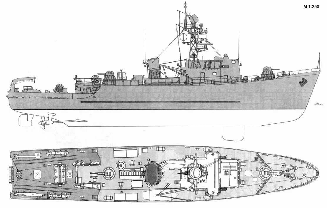 Морской ТЩК пр 266 МТ86 и МТ53 после замены РЛС Нептун на РЛС Дон - фото 7