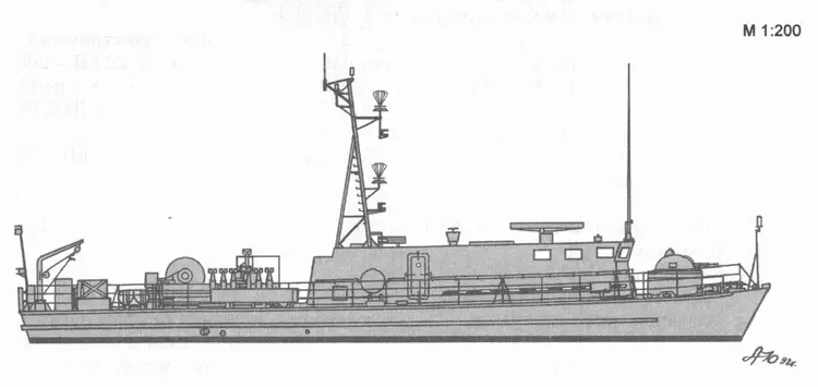 Рейдовый речной тральщикводитель пр 12255 Корпус ТЩК пр 12255 выполнен из - фото 43