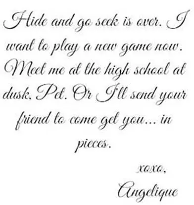 Lola what does that mean Who is Angelique Is this for you Is this about - фото 2