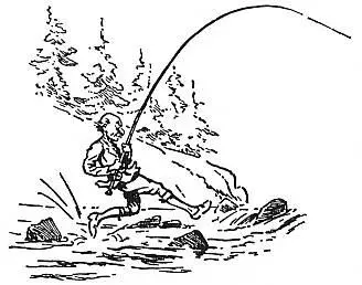 Trout fishing demands great skill and cunning A trout can put up a grand - фото 128