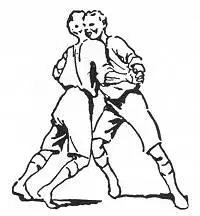 Wrist Pushing by Two Boys Two boys face each other Each puts out the wrist - фото 144