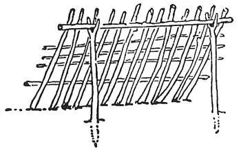 A bivouac shelter is a simple hut w hich you can make quickly Thatching Your - фото 57