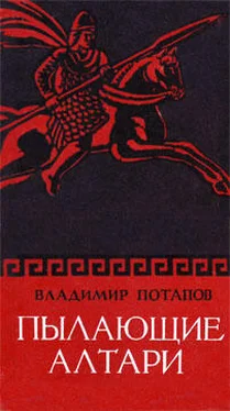 Владимир Потапов Пылающие алтари обложка книги