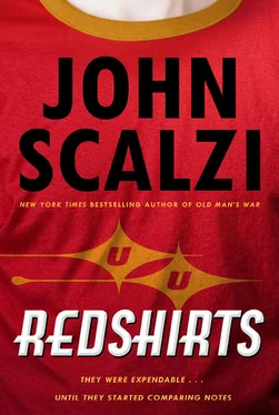 John Scalzi Redshirts обложка книги