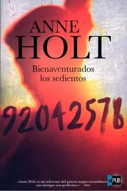 Anne Holt Bienaventurados los sedientos обложка книги