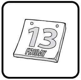 Triskaidekaphobia fearing the number 13 For cutting out the thirteenth - фото 16