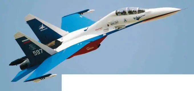 Опытный Су30 597 серийный 0102 один из трех новых истребителей - фото 16