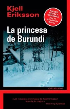 Kjell Eriksson La princesa de Burundi обложка книги