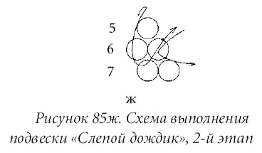 Подвески располагаются по нижнему краю полотна начиная с 7й бисеринки - фото 118