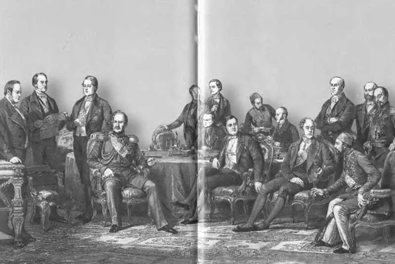 Парижский конгресс 1856 года Слева направо Кавур Каулей Буоль Орлов - фото 49