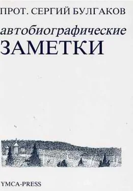 Сергий Булгаков Автобиографические заметки обложка книги