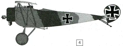 1 Halberstadt DII Han D81816 8 стандартном зеленокоричневом камуфляже - фото 22