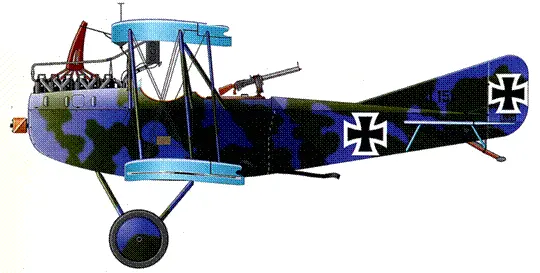 AEG JI сер J15117 из FAA250 лето 1917 г Fokker Dll сер D54016 из - фото 25