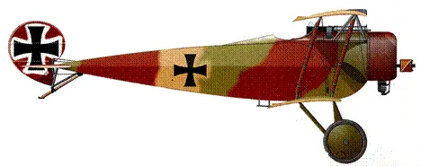 Fokker Dll сер D54016 из КЕК Einsisheim летчик лт Отто Киссенберг - фото 26