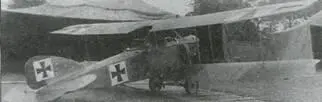 Albatros CVII с неокрашенным фюзеляжем и зеленокоричневым камуфляжем на - фото 7
