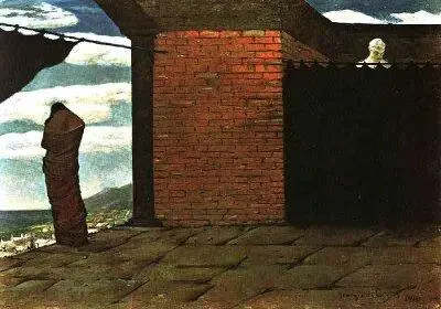 Джорджо Де Кирико Загадка оракула 1910 Здесь Y видимо удовлетворенный - фото 1