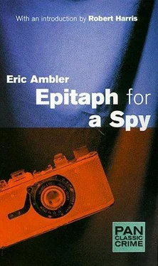 Eric Ambler Epitaph for a Spy обложка книги