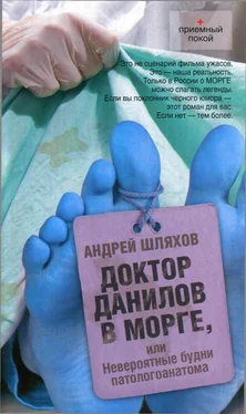 Андрей Шляхов Доктор Данилов в морге, или Невероятные будни патологоанатома обложка книги
