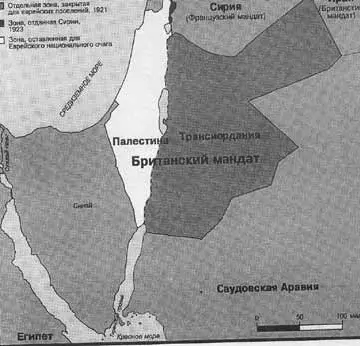 Территория которую Британия первоначально отрезала от государства Израиль В - фото 3