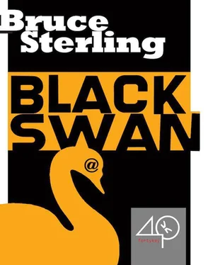 Bruce Sterling Black Swan обложка книги